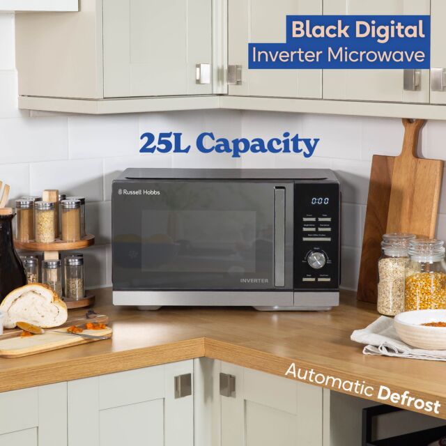 Russell Hobbs RHMI2503B  25 Litres Microwave - Black