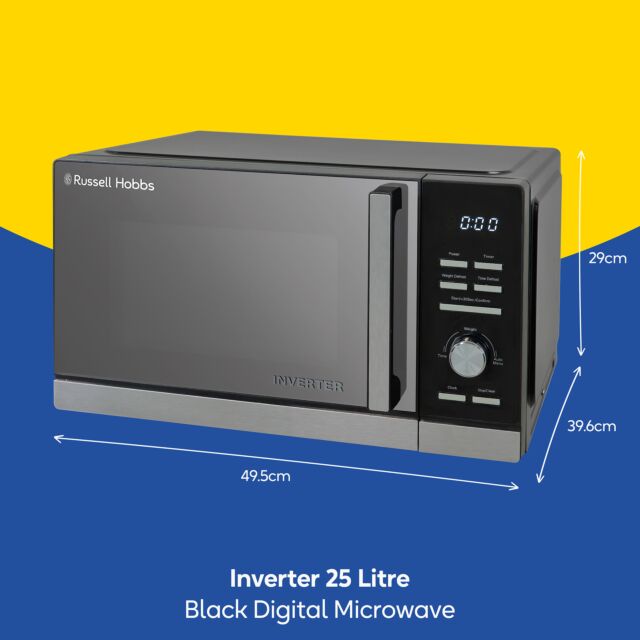 Russell Hobbs RHMI2503B  25 Litres Microwave - Black