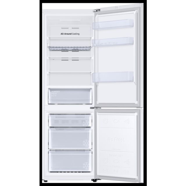 Samsung RB34T602EWW 60cm Fridge Freezer - White - Frost Free