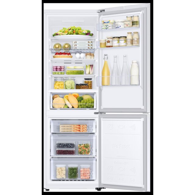 Samsung RB34T602EWW 60cm Fridge Freezer - White - Frost Free