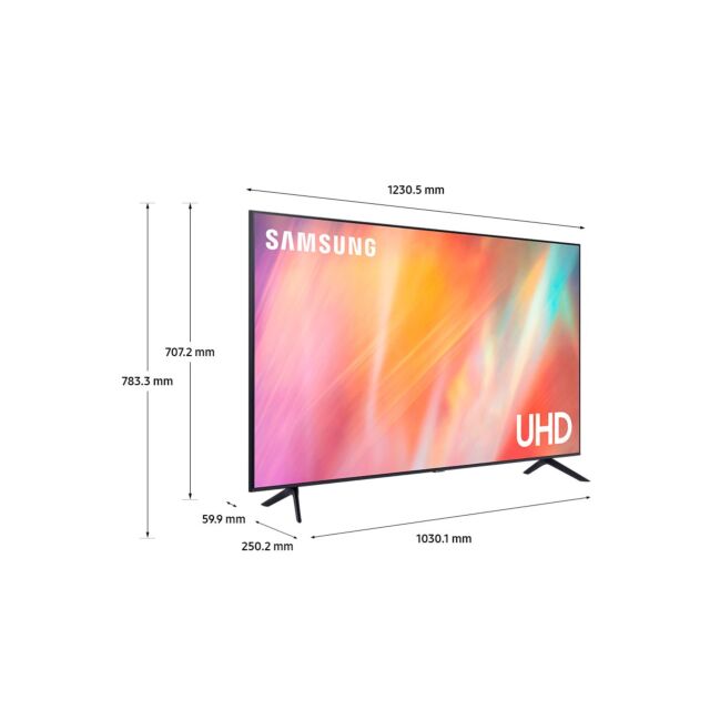 Samsung UE55AU7100KXXU 55inch 4K UHD HDR Smart TV HDR powered by HDR10+ with Adaptive Sound and Boundle
