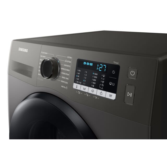 Samsung WD90TA046BX/EU WD90TA046BXEU 9kg/6kg 1400 Spin Washer Dryer with ecobubble - Graphite