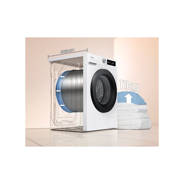 Samsung WW11BB504DABS1 11kg 1400 Spin Washing Machine with EcoBubble - Black