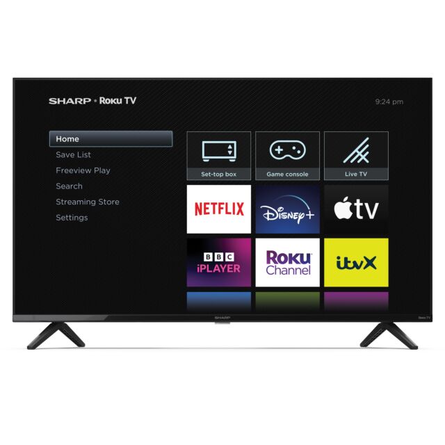 Sharp 2T-C43GD2225K  43inch  Full HD Frameless Smart Roku TV