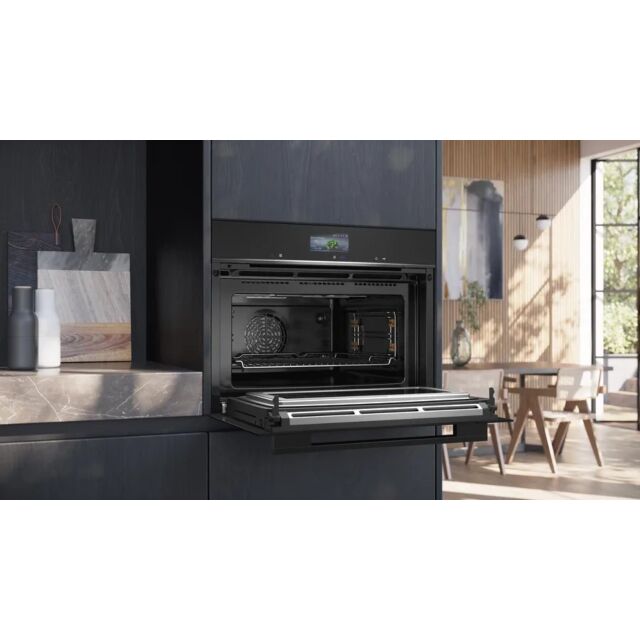 Siemens CM776G1B1B 59.4cm Built In Company Oven with Microwave Function