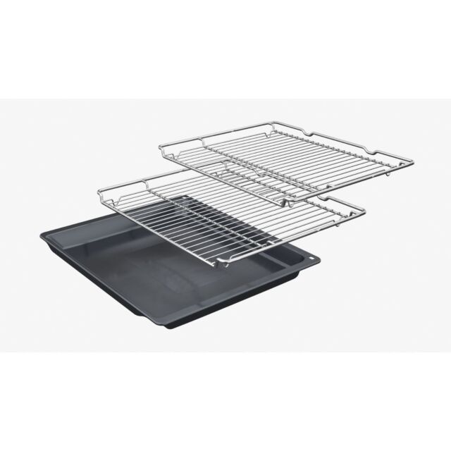 Siemens HB537GBS3B Black And St/St Iq500, Built-In Oven, 60 X 60 Cm, 