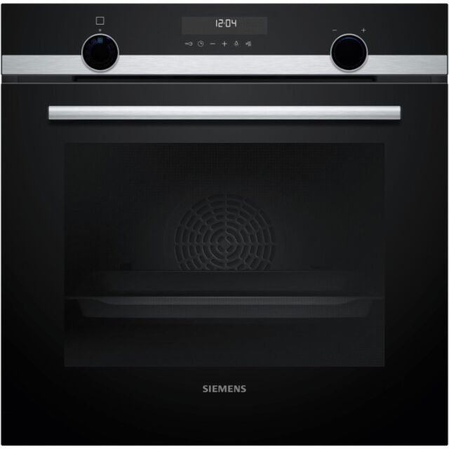 Siemens HB578GBS7B Black And Stainless Steel Iq500 Built-In Oven 60 X 60 Cm With Pyrolytic Cleanings