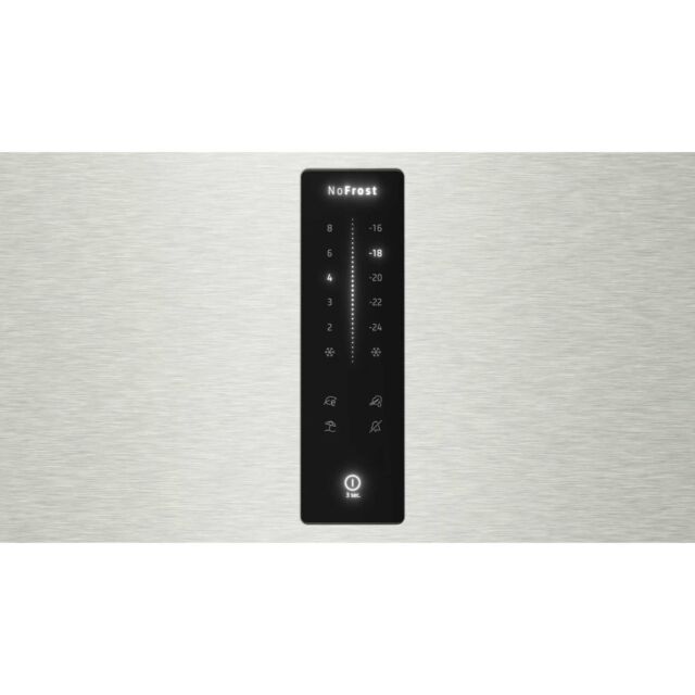 Siemens KG39NXIBF Brushed Steel Iq300 Free-Standing Fridge-Freezer With Freezer At Bottom 203 X 60 C