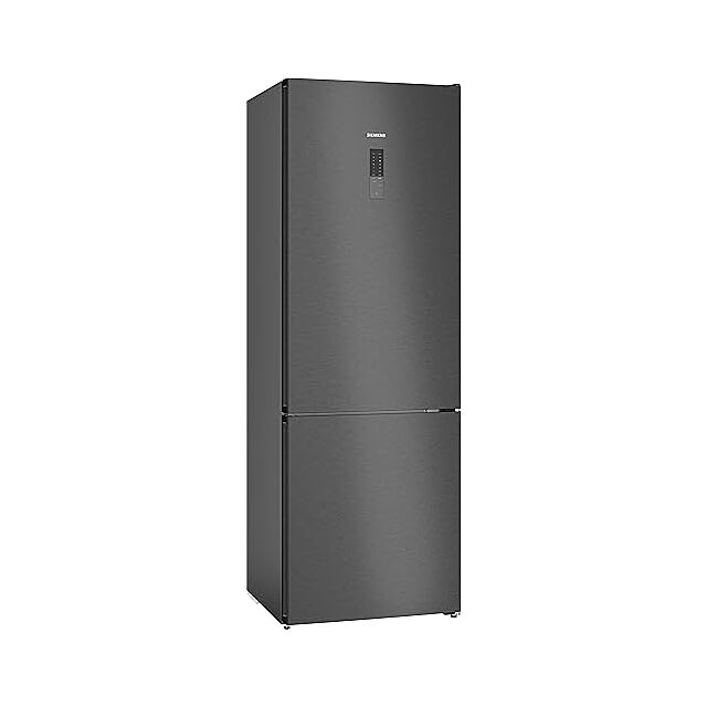 Siemens KG49NXXCF Black Steel Iq300 Free-Standing Fridge-Freezer With Freezer At Bottom 203 X 70 Cm 