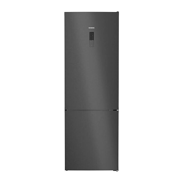 Siemens KG49NXXCF Black Steel Iq300 Free-Standing Fridge-Freezer With Freezer At Bottom 203 X 70 Cm 