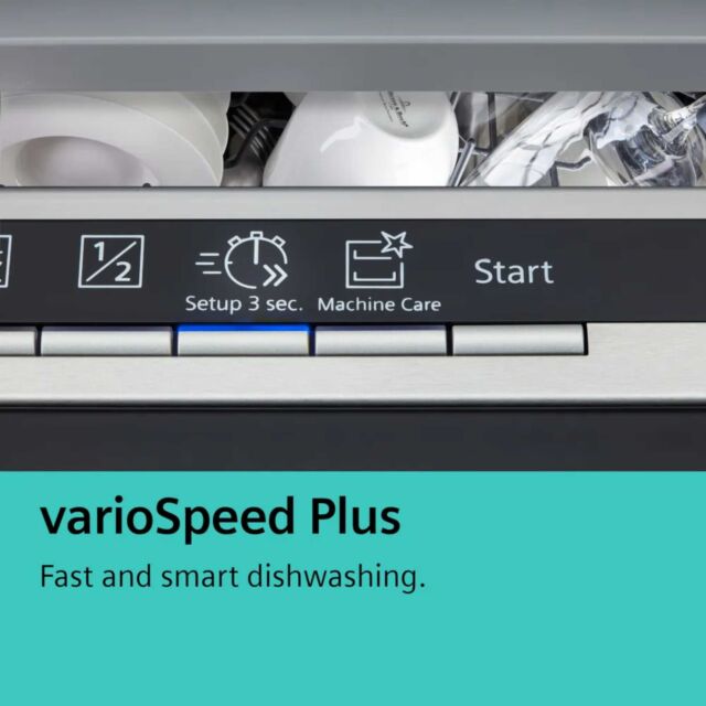 Siemens SN95YX02CG Built-In Iq500 Fully-Integrated Dishwasher 60 Cm Variohinge