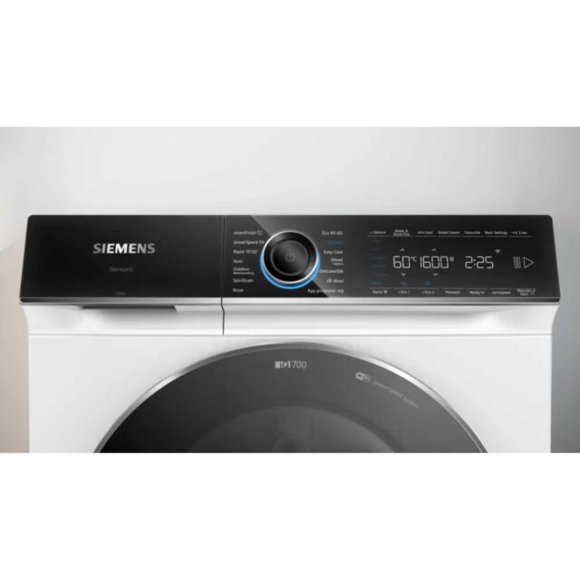 Siemens WG56B2A2GB White Iq700, Washing Machine, Front Loader, 10 Kg, Max. 1600 Rpm