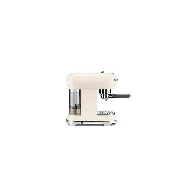 Smeg ECF01CRUK Cream 50S Style Cream Espresso Coffee Machine
