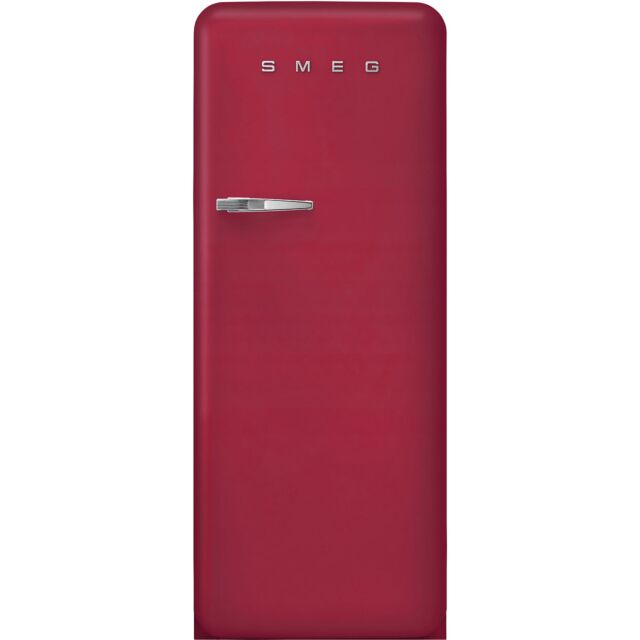 Smeg FAB28RDRB5 Ruby Red 50S Style Fridge With Icebox - 60Cm Wide 153Cm High Right Hand Hinge 