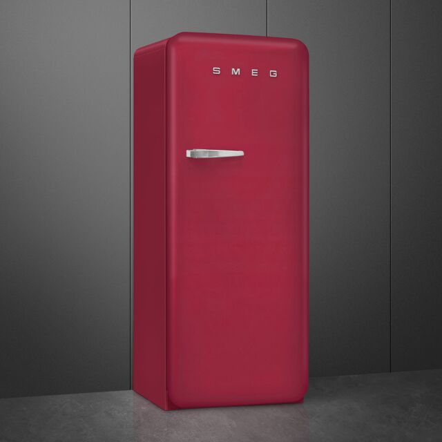 Smeg FAB28RDRB5 Ruby Red 50S Style Fridge With Icebox - 60Cm Wide 153Cm High Right Hand Hinge 