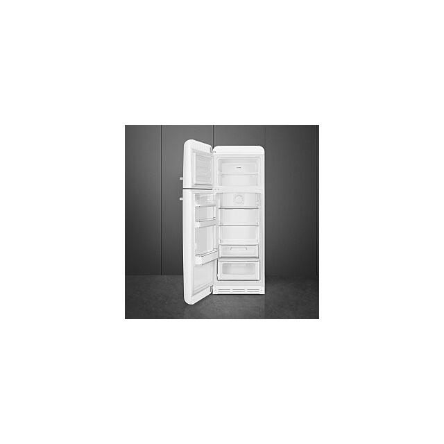 Smeg FAB30LWH3UK White White 50'S Style Top Mount Fridge Freezer