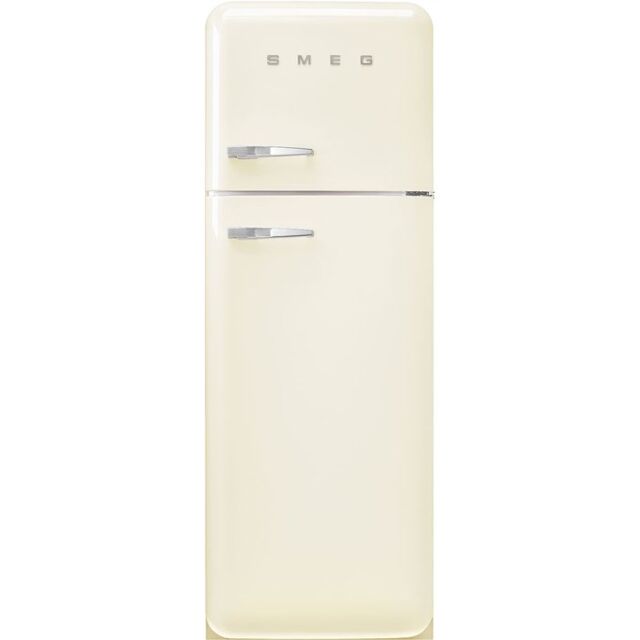 Smeg FAB30RCR5UK Cream Top Mount 50S Style Fridge Freezer Right-Hand Hinge