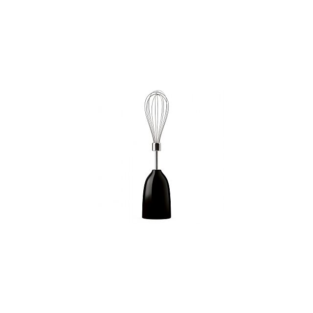 Smeg HBF02BLUK Black 50S Style Hand Blender With Accessories