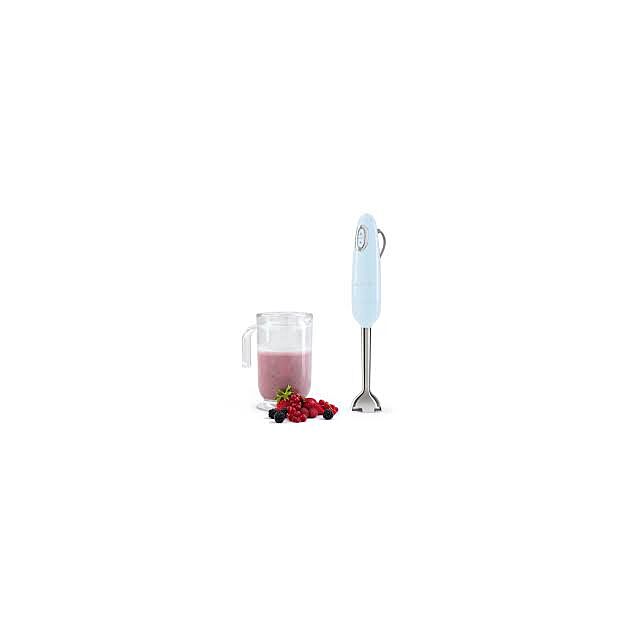 Smeg HBF02PBUK Pastel Blue 50S Style Hand Blender With Accessories