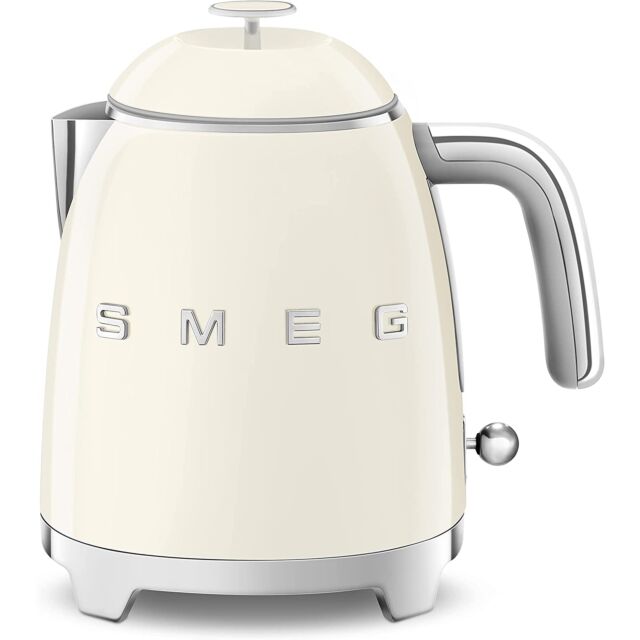 Smeg KLF05CRUK Cream 50'S Retro Mini Kettle 0.8L
