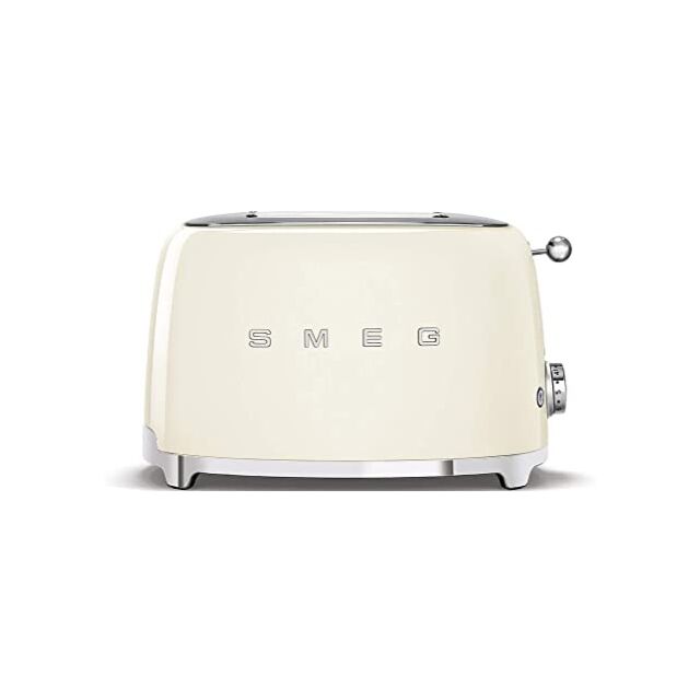 Smeg TSF01CRUK Cream 50S Style Two Slice Toaster