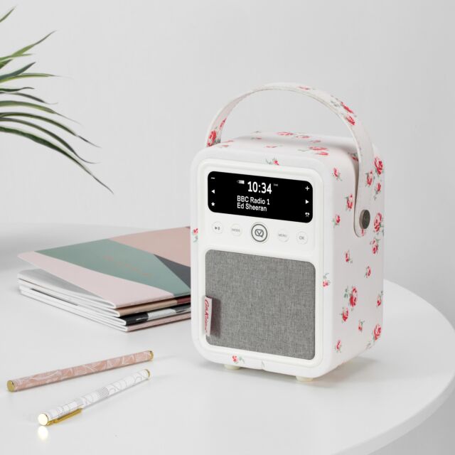 Viewquest VQMONTYCKSR Monty DAB Radio Cath Kidston Scattered Rose 