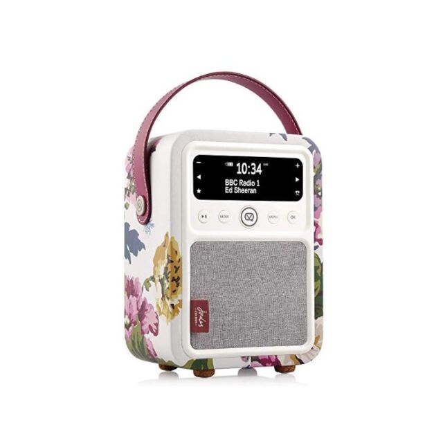 Viewquest VQMONTYJCFC Viewquest Monty DAB Radio Joules Cambridge Floral Cream 